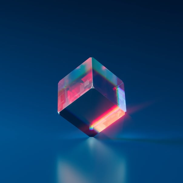 A cubic shaped NFT Art